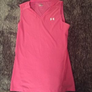 Pink Under Armour Tank Top Women’s petite XL